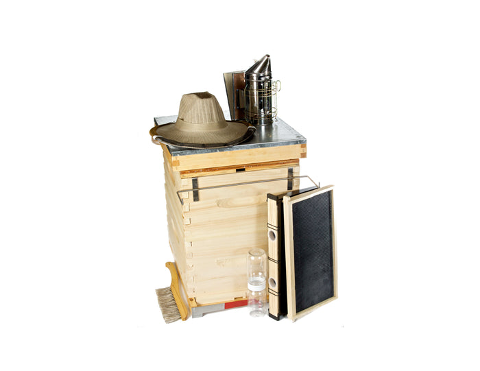 Full Beekeeping Kit (3 boxes, tools & protective gear)
