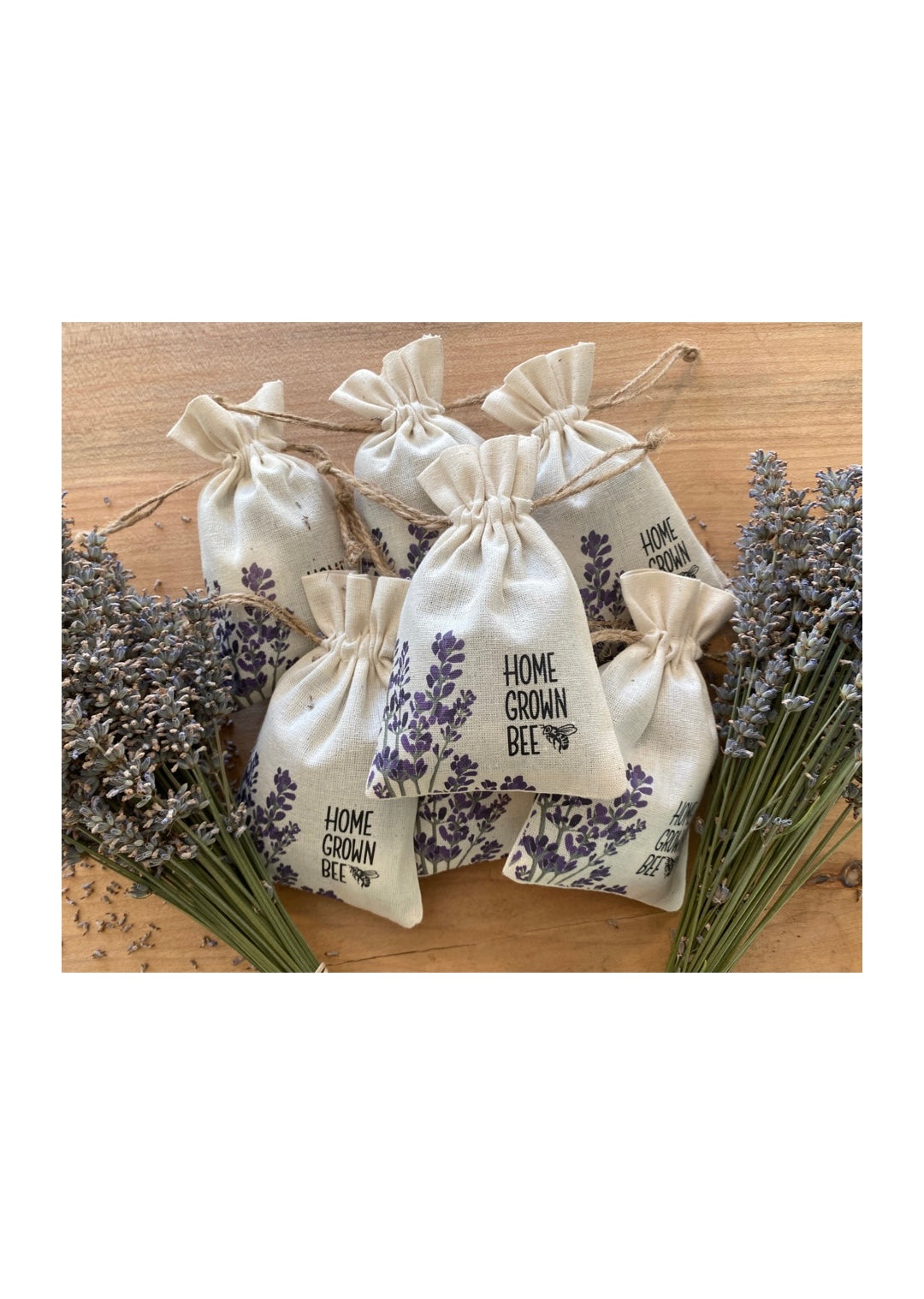 Lavender satchels from Home Grown Bee.