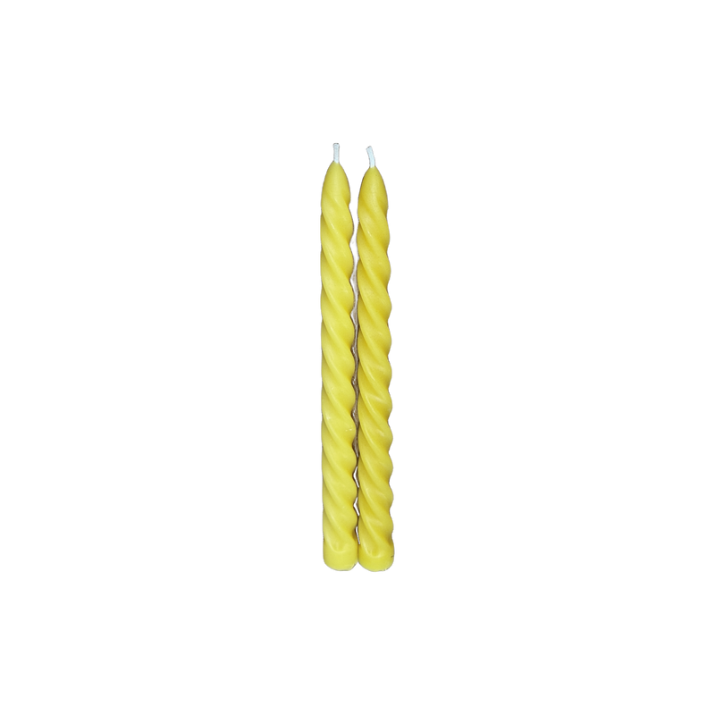 Spiral Taper- Beeswax Candle