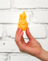 Gnomes- Beeswax Candle