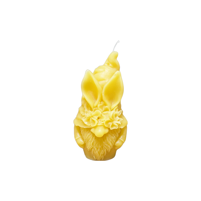 Honey Gnome- Beeswax Candle