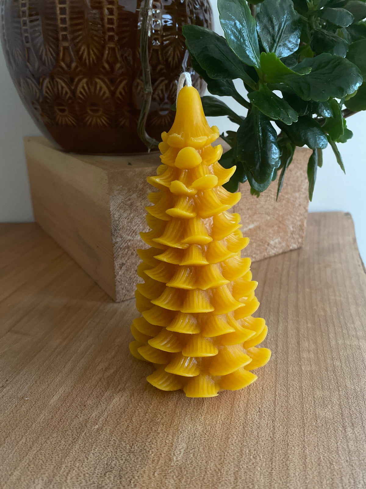 Tree-  Beeswax Candle