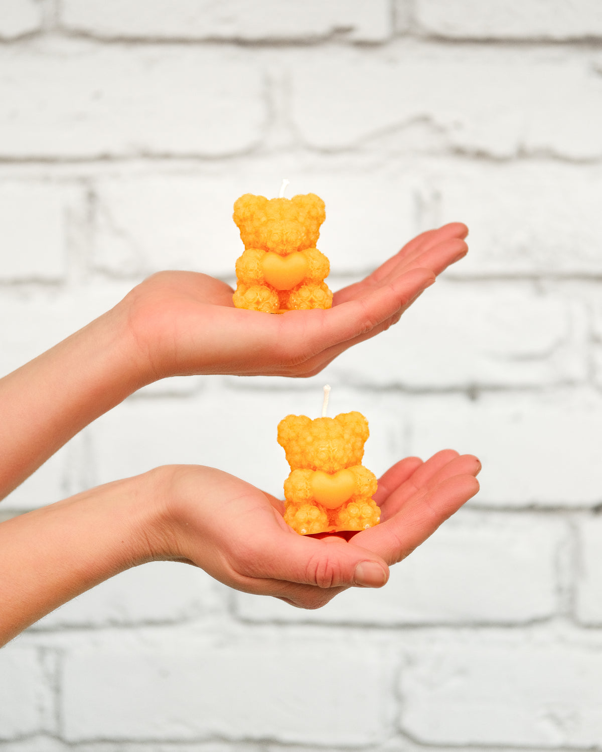 Teddy Bear- Beeswax Candle