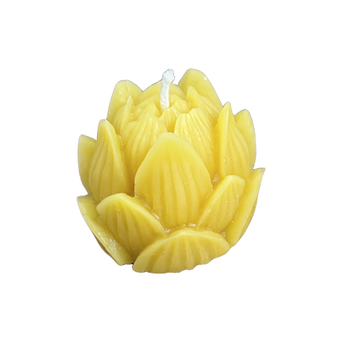 Lotus- Beeswax Candle