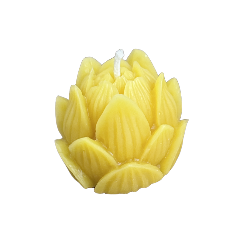 Lotus- Beeswax Candle