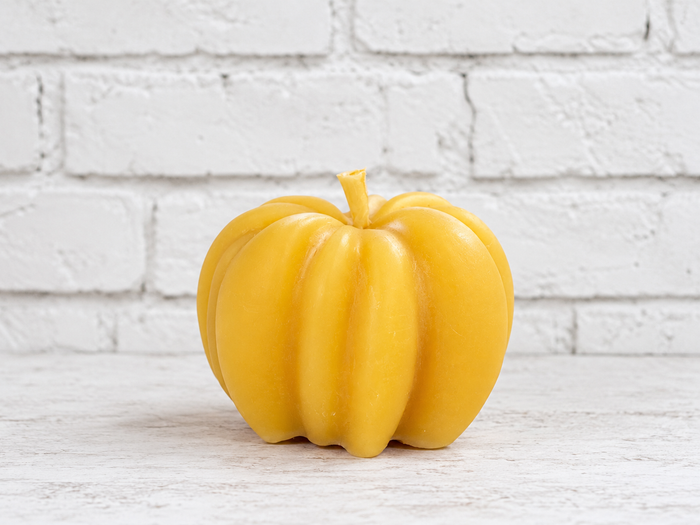 Pumpkin- Beeswax Candle
