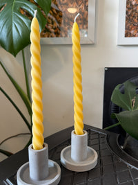 Spiral Taper- Beeswax Candle