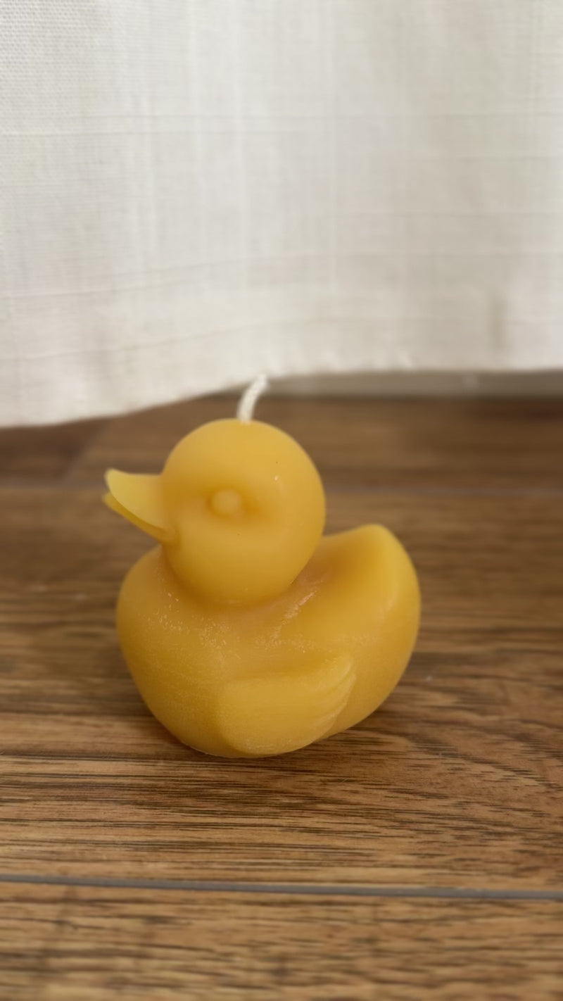 Rubber Ducky- Beeswax Candle