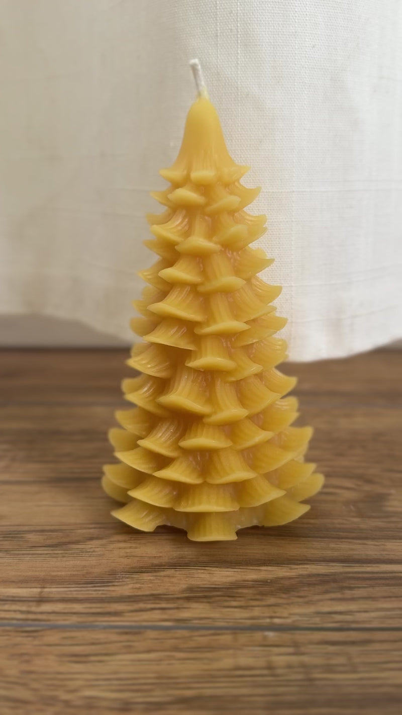Tree-  Beeswax Candle